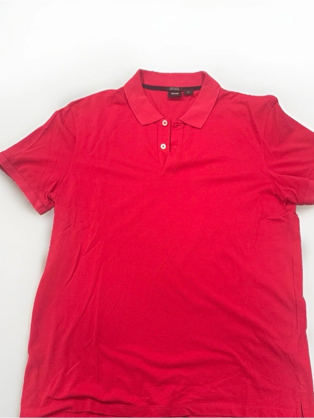 Hugo Boss Red Men's Polo Shirt
